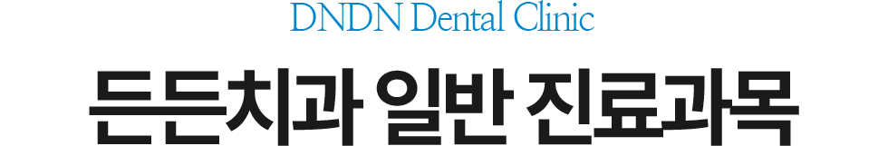 든든치과 일반 진료과목